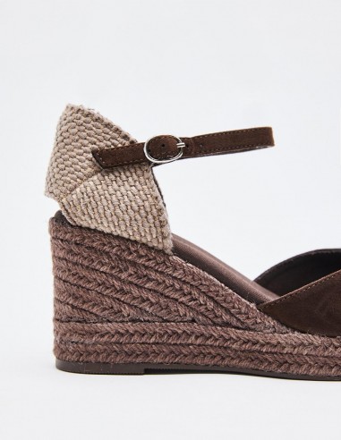 ZAPATO CUÑA EFECTO SERRAJE