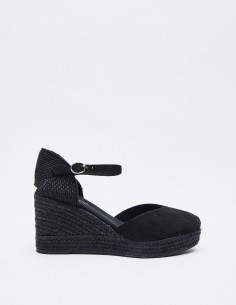 ZAPATO CUÑA EFECTO SERRAJE