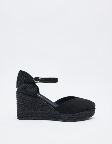 ZAPATO CUÑA EFECTO SERRAJE