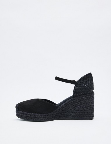 ZAPATO CUÑA EFECTO SERRAJE