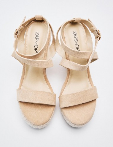 SANDALIA CUÑA EFECTO