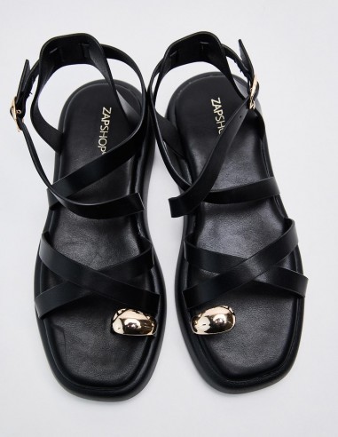 SANDALIA EFECTO PIEL