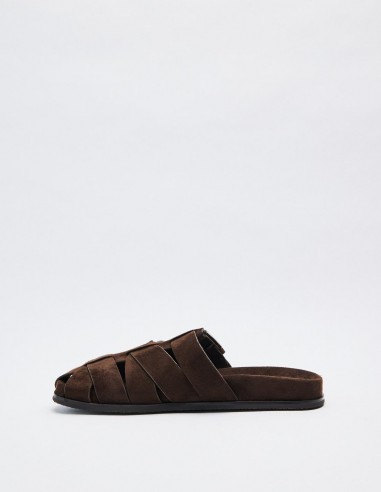 SANDALIA CANGREJERA EFECTO SERRAJE