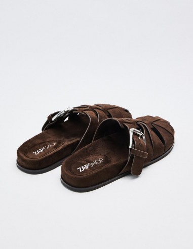 SANDALIA CANGREJERA EFECTO SERRAJE