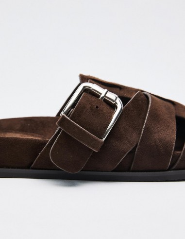 SANDALIA CANGREJERA EFECTO SERRAJE