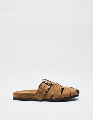 SANDALIA CANGREJERA EFECTO SERRAJE