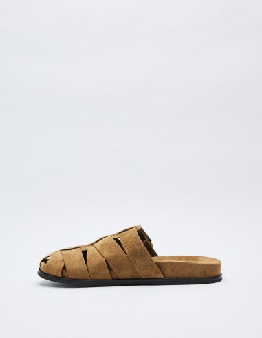 SANDALIA CANGREJERA EFECTO SERRAJE