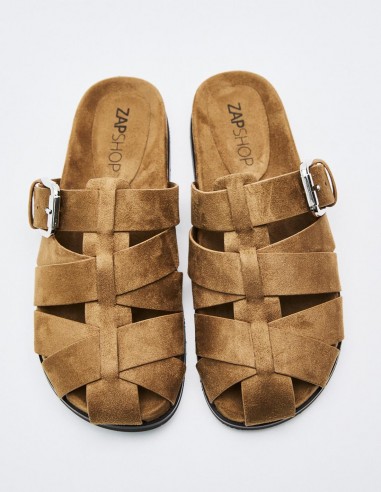 SANDALIA CANGREJERA EFECTO SERRAJE