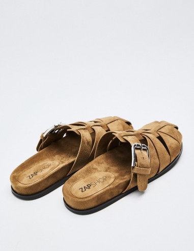 SANDALIA CANGREJERA EFECTO SERRAJE