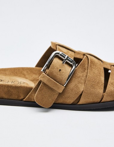 SANDALIA CANGREJERA EFECTO SERRAJE