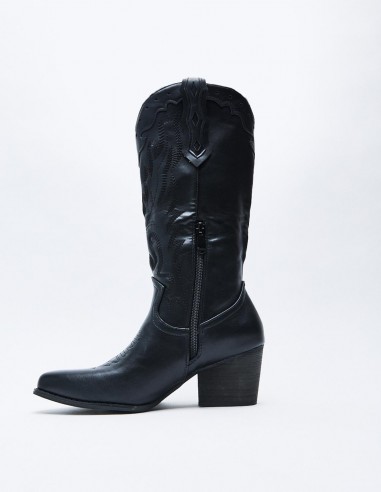 BOTA COWBOY EFECTO PIEL