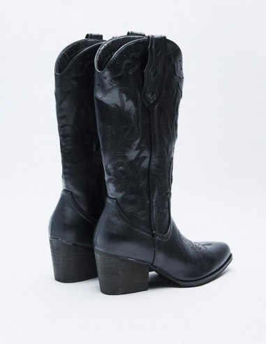 BOTA COWBOY EFECTO PIEL