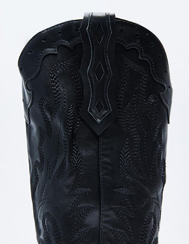 BOTA COWBOY EFECTO PIEL