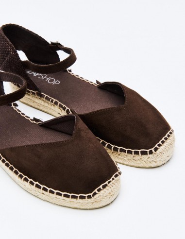 ALPARGATA  PLANA EFECTO SERRAJE