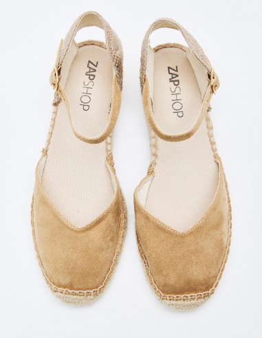 ALPARGATA PLANA EFECTO SERRAJE