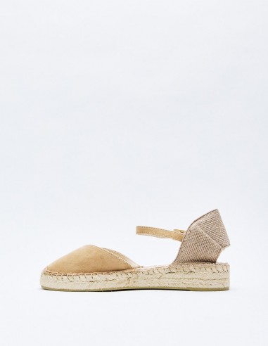 ALPARGATA PLANA EFECTO SERRAJE