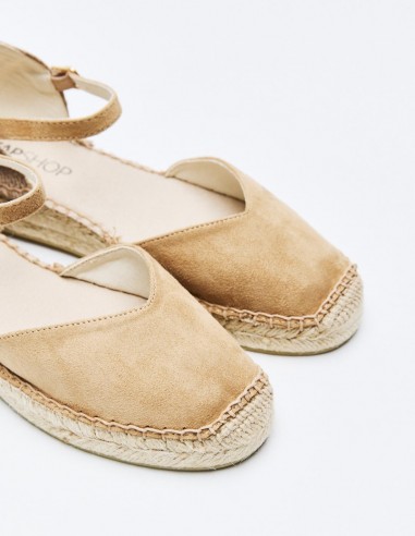 ALPARGATA PLANA EFECTO SERRAJE