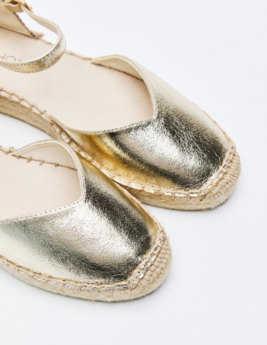 ALPARGATA PLANA METALIZADA