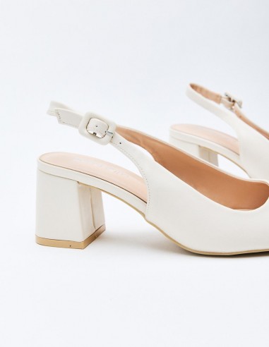 ZAPATO TACÓN DESTALONADO