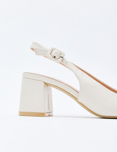 ZAPATO TACÓN DESTALONADO