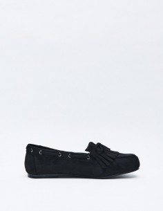 MOCASÍN EFECTO SERRAJE  FLECOS