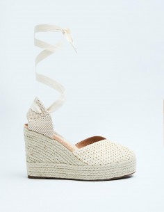 CUÑA ESPARTO CON TIRAS