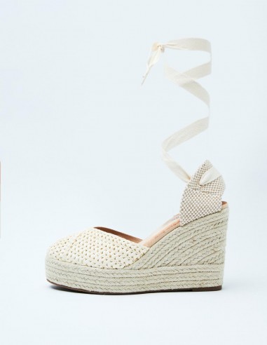 CUÑA ESPARTO CON TIRAS