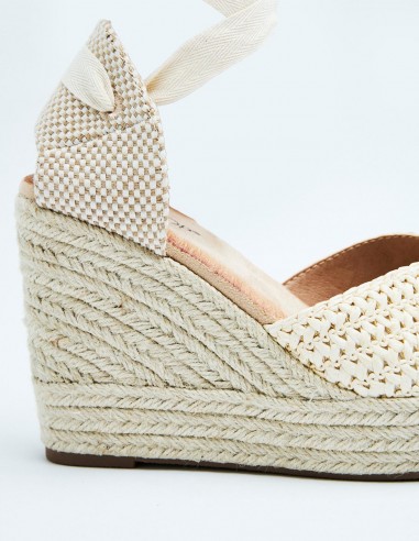 CUÑA ESPARTO CON TIRAS