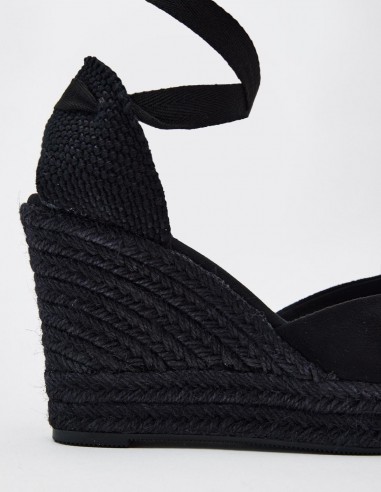 SANDALIA CUÑA EFECTO SERRAJE