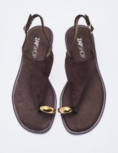 SANDALIA  PLANA  EFECTO... 2