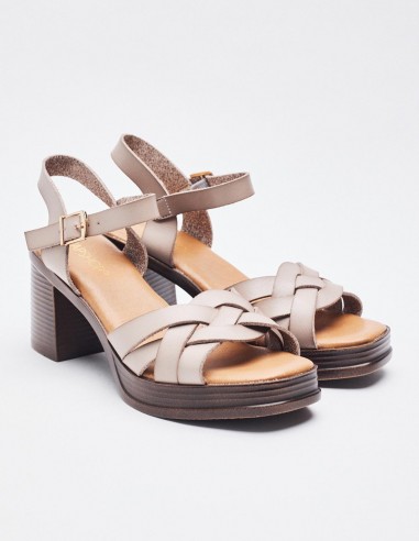 SANDALIA TACÓN ANCHO