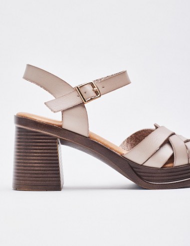 SANDALIA TACÓN ANCHO