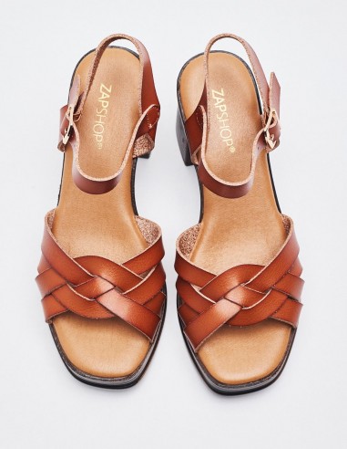 SANDALIA TACÓN ANCHO