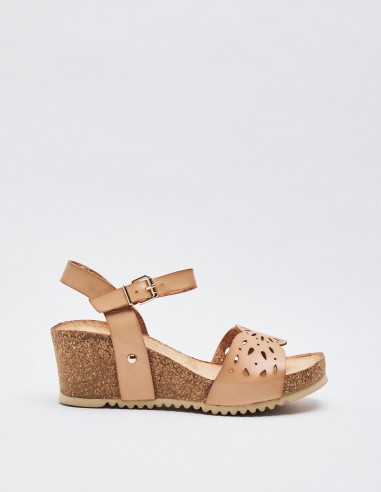 SANDALIA COMBINADA CUÑA