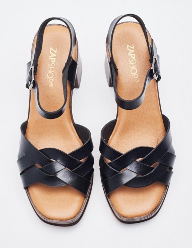 SANDALIA TACÓN ANCHO