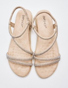 SANDALIA PLANA BRILLANTE 2