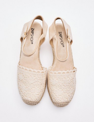 ALPARGATA CUÑA EFECTO GANCHILLO