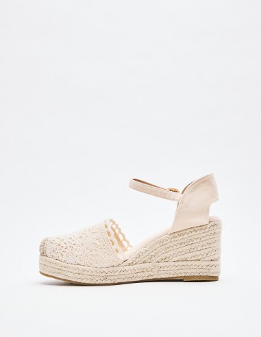 ALPARGATA CUÑA EFECTO GANCHILLO