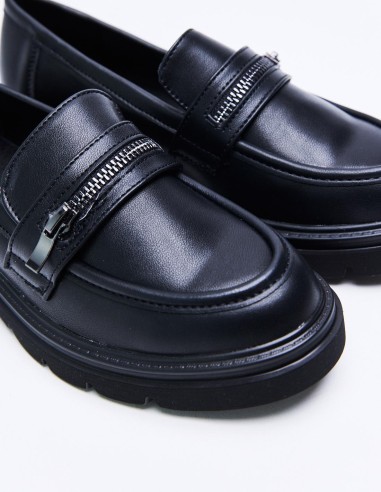 MOCASÍN EFECTO PIEL MATE