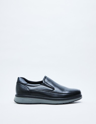 MOCASÍN EFECTO PIEL COMBINADO
