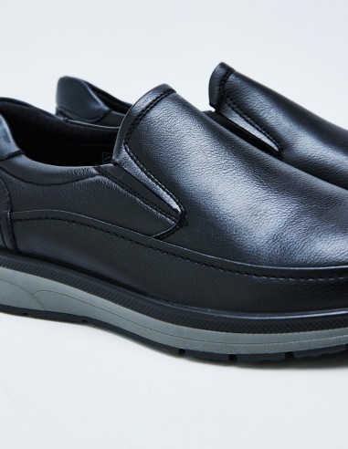 MOCASÍN EFECTO PIEL COMBINADO