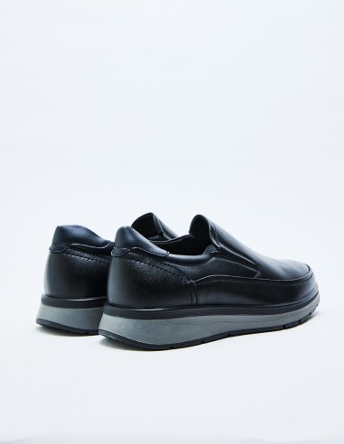 MOCASÍN EFECTO PIEL COMBINADO