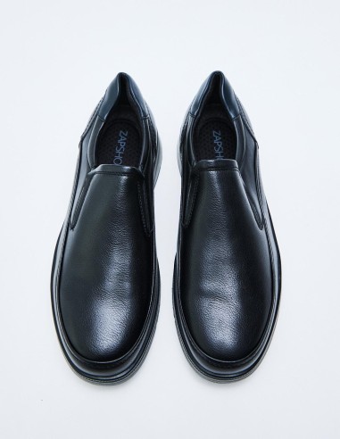 MOCASÍN EFECTO PIEL COMBINADO