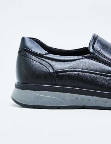 MOCASÍN EFECTO PIEL COMBINADO