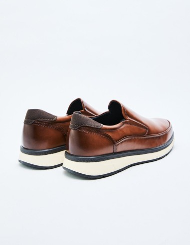 MOCASÍN EFECTO PIEL COMBINADO
