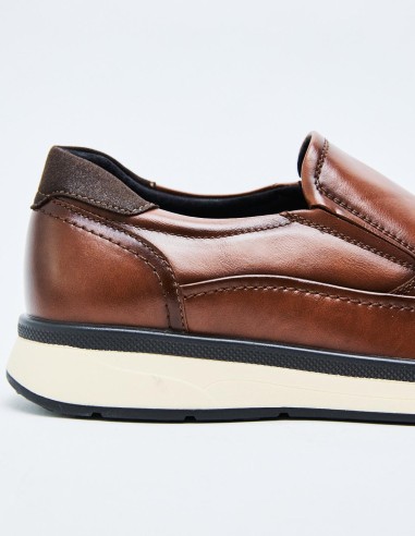 MOCASÍN EFECTO PIEL COMBINADO